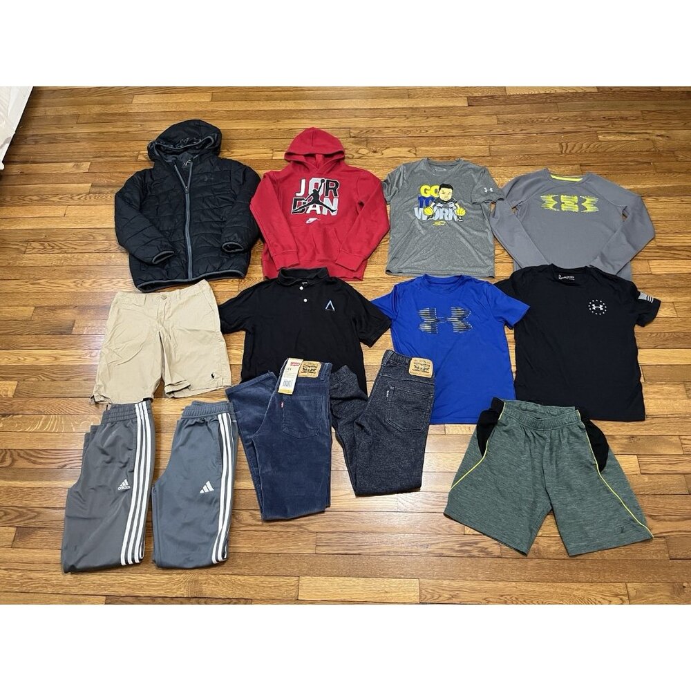Boys Size Medium Lot Under Armour YMD Nike Old Navy 13PCS BACK TO SCHOOL CLOTHES